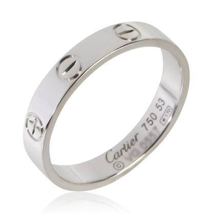 White Gold Small Love Ring