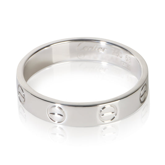 White Gold Small Love Ring