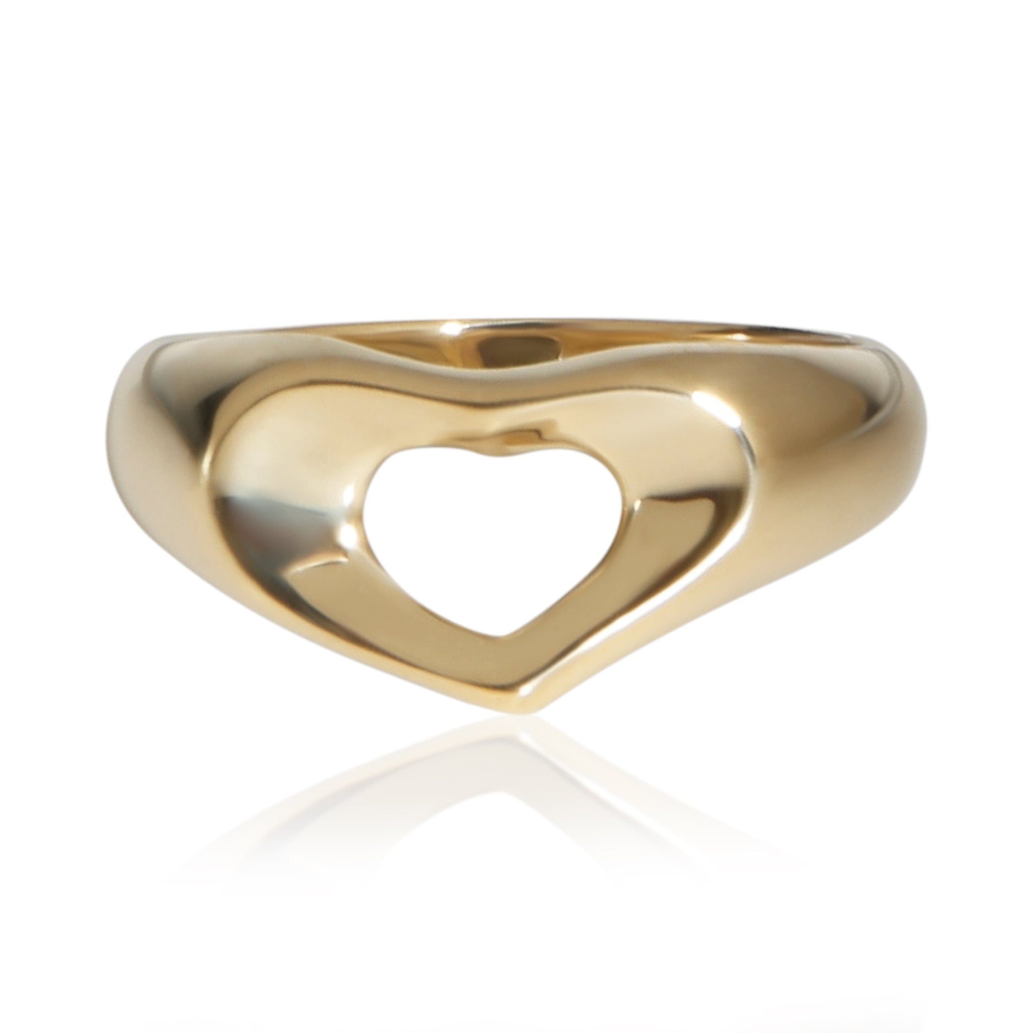 Yellow Gold Vintage Elsa Peretti Open Heart Ring