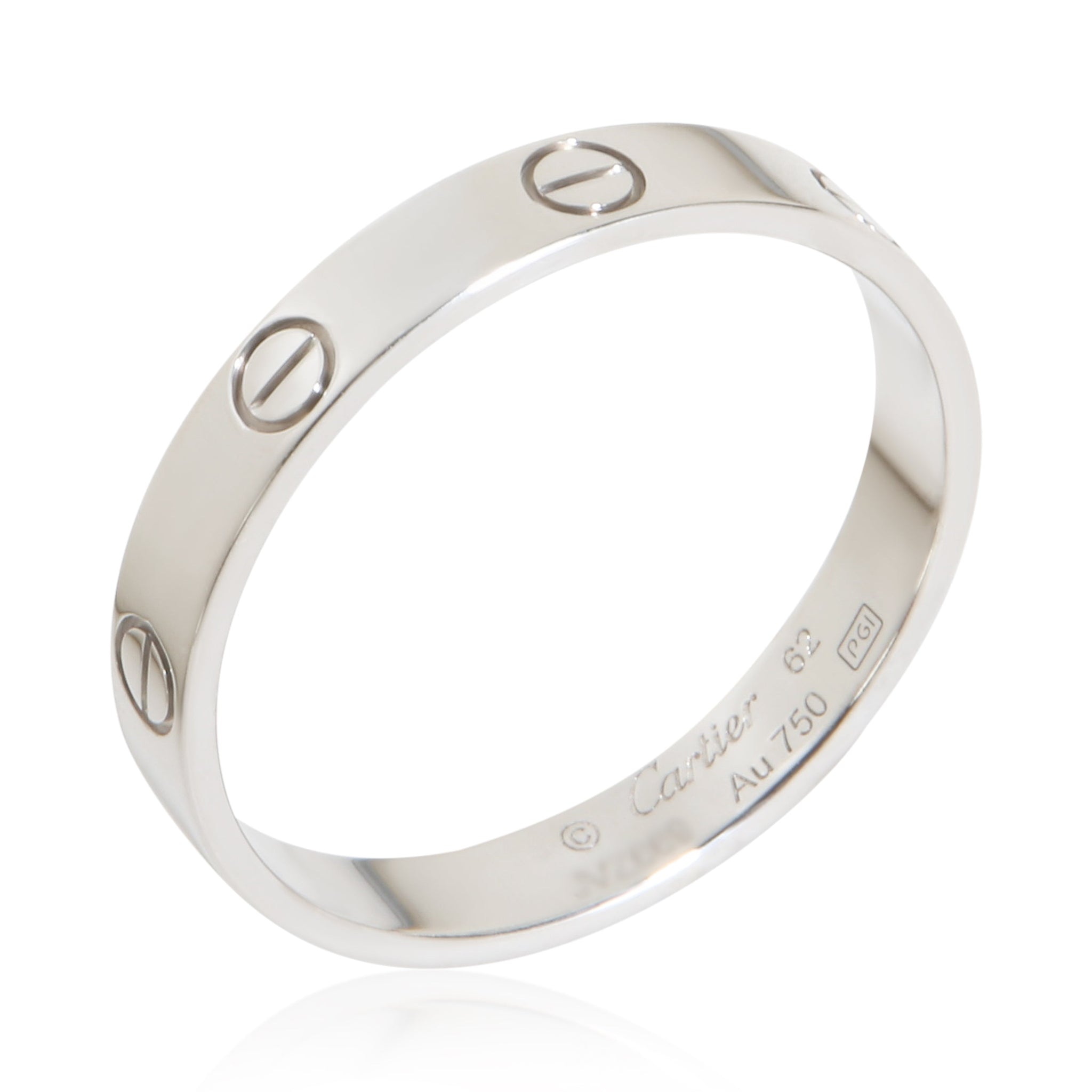 White Gold Small Model Love Ring