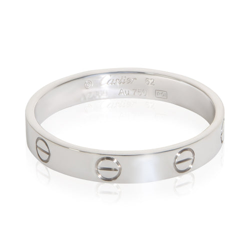 White Gold Small Model Love Ring