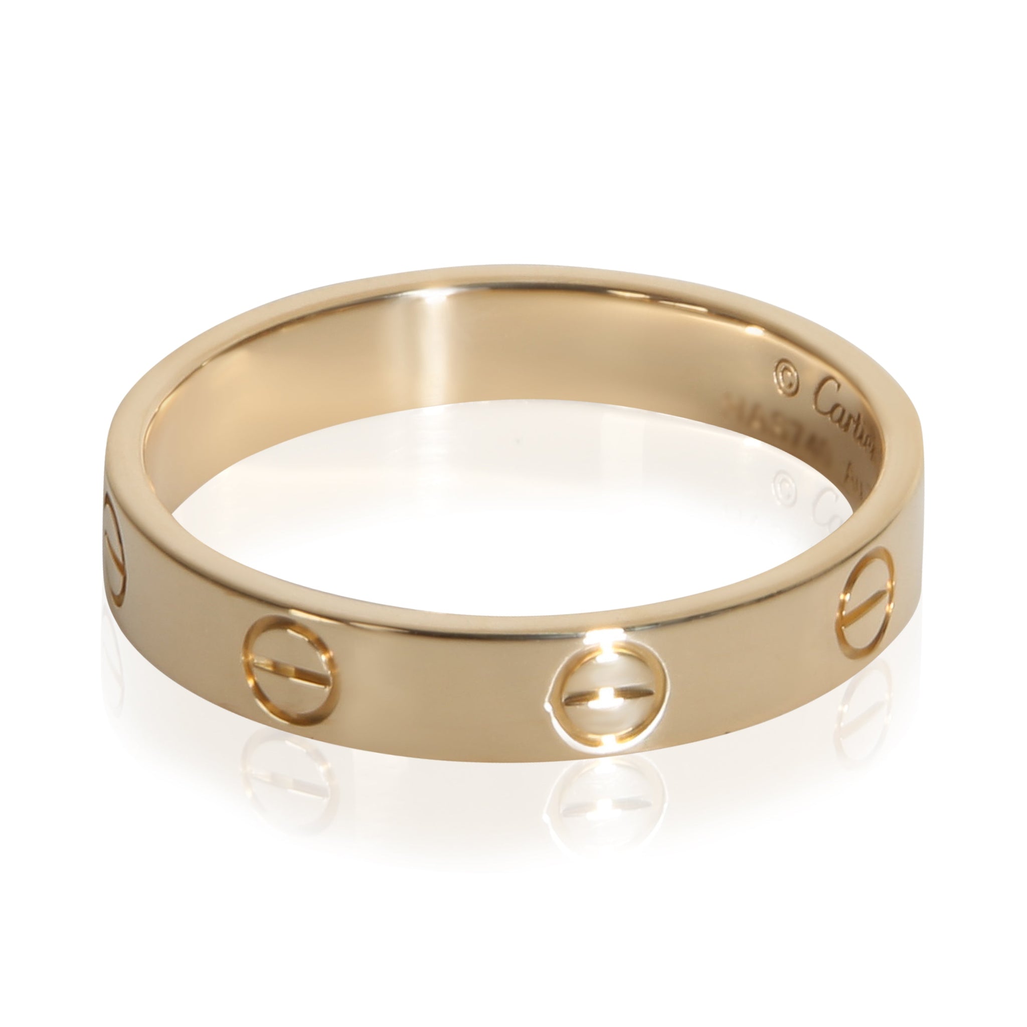 Yellow Gold Small Model Love Ring