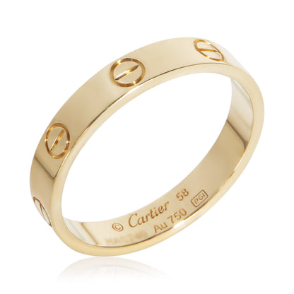 Yellow Gold Small Model Love Ring