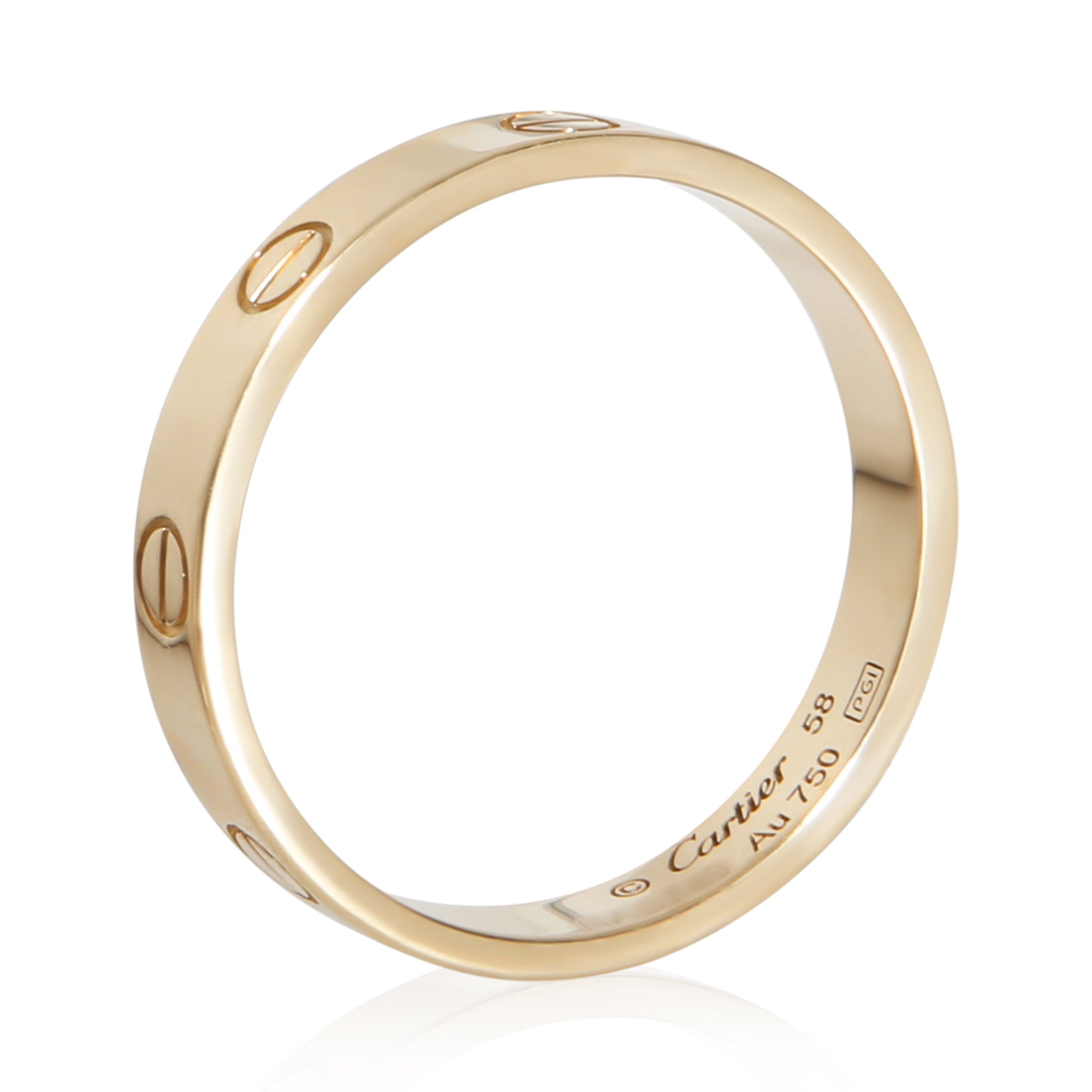 Yellow Gold Small Model Love Ring
