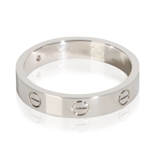 White Gold Diamond Small Model Love Ring