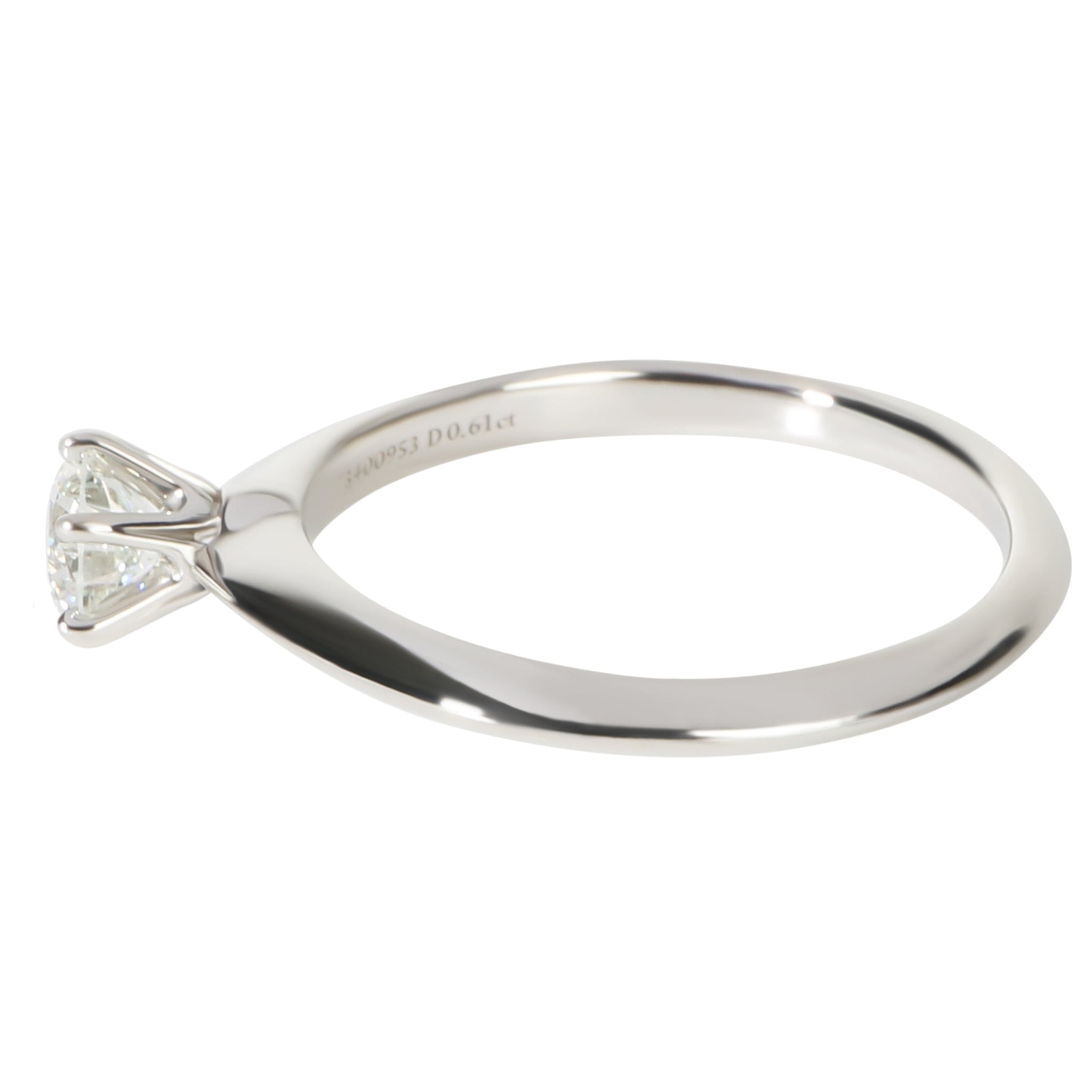 0.61 ct Round Brilliant Diamond Engagement Ring