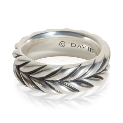 Sterling Silver Chevron Band
