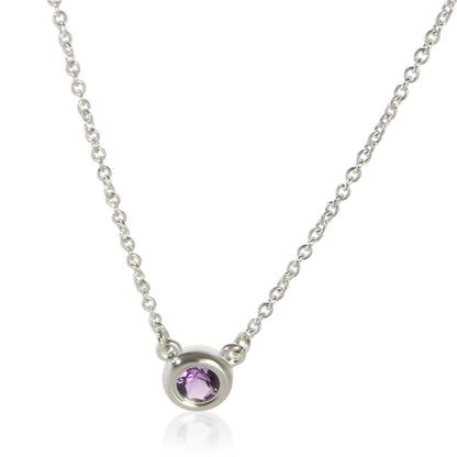 Sterling Silver Amethyst Elsa Peretti Color By The Yard Pendant
