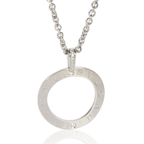 White Gold Diamond Bvlgari Bvlgari Circle Pendant