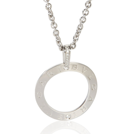 White Gold Diamond Bvlgari Bvlgari Circle Pendant