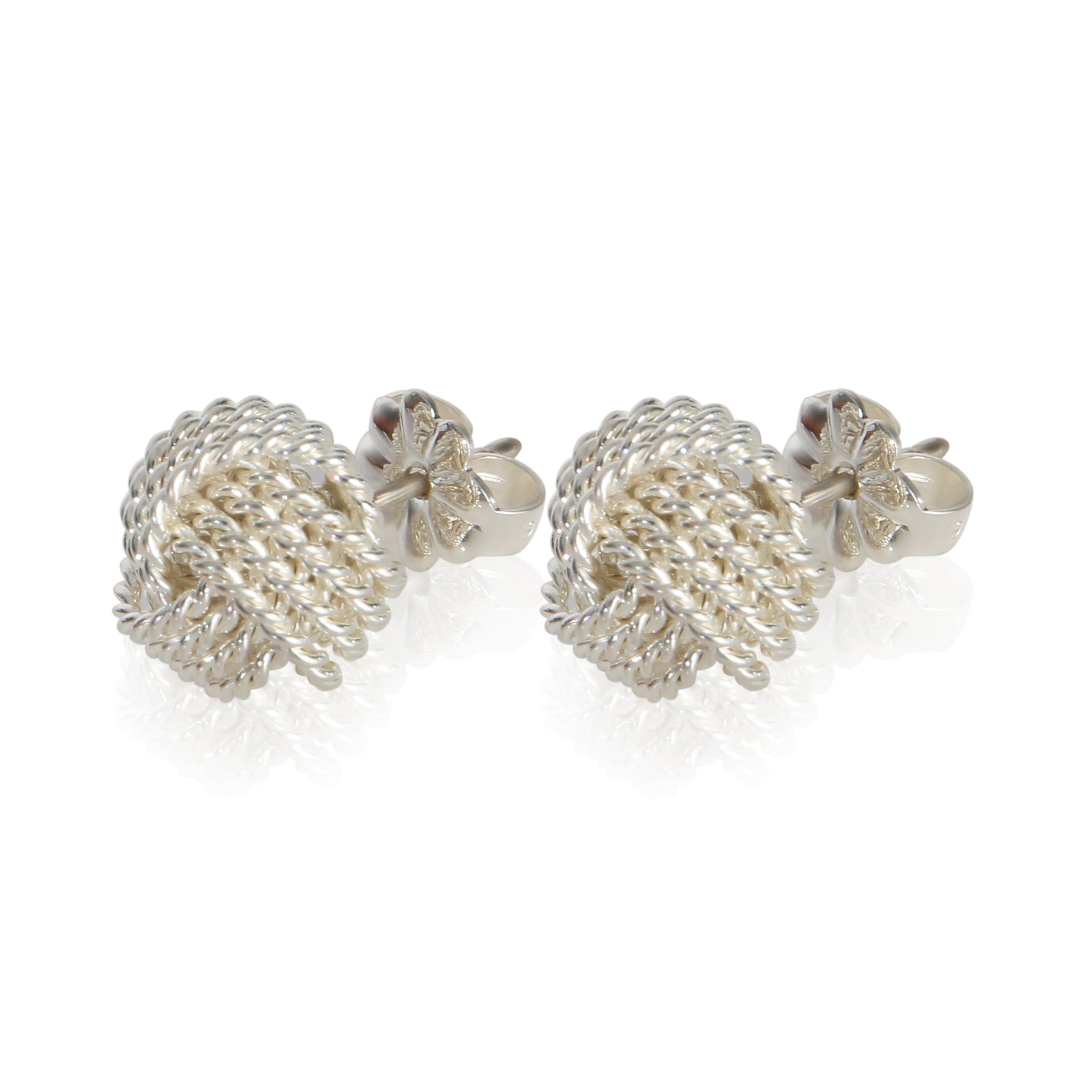 Sterling Silver Knot Earrings