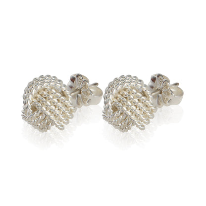 Sterling Silver Knot Earrings