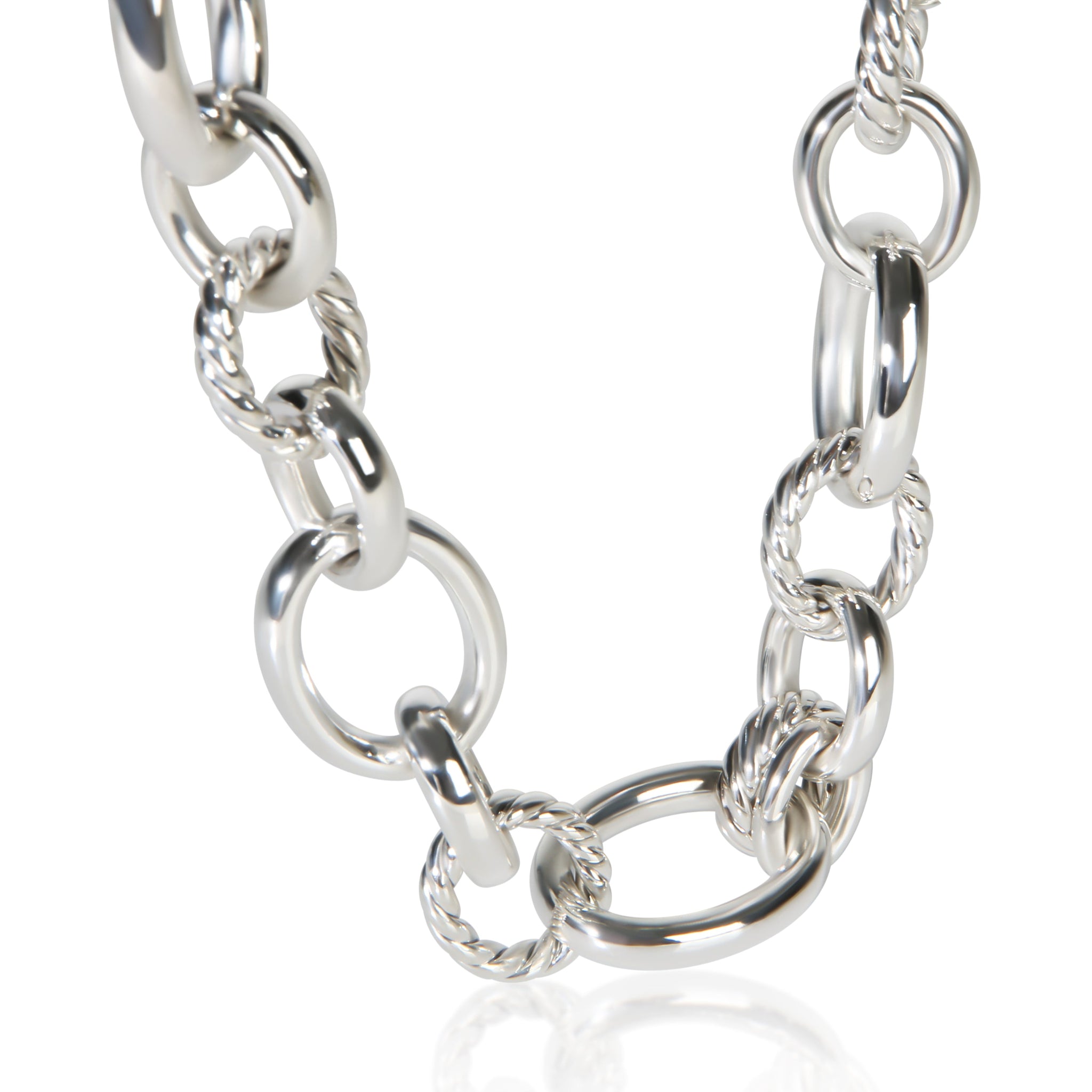 Sterling Silver Diamond Mercer Necklace