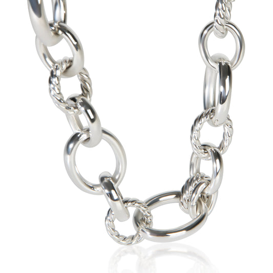 Sterling Silver Diamond Mercer Necklace