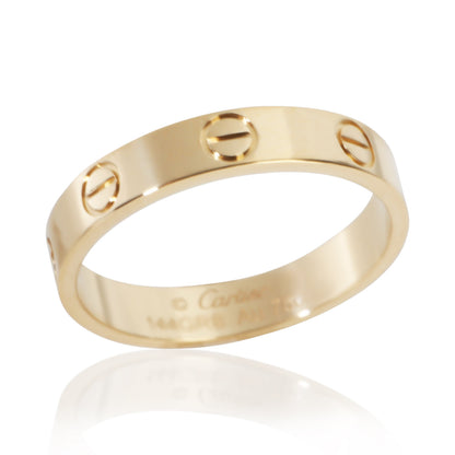 Yellow Gold Small Model Love Ring