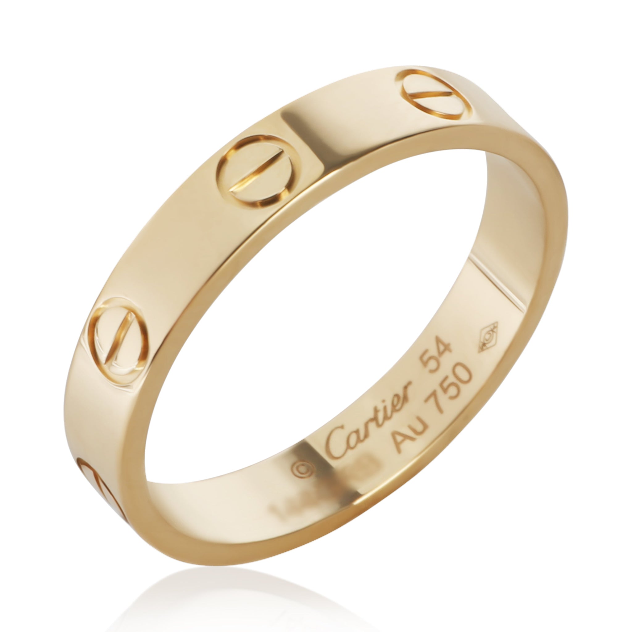 Yellow Gold Small Model Love Ring