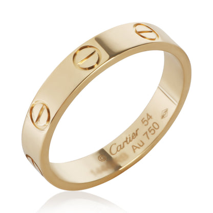 Yellow Gold Small Model Love Ring