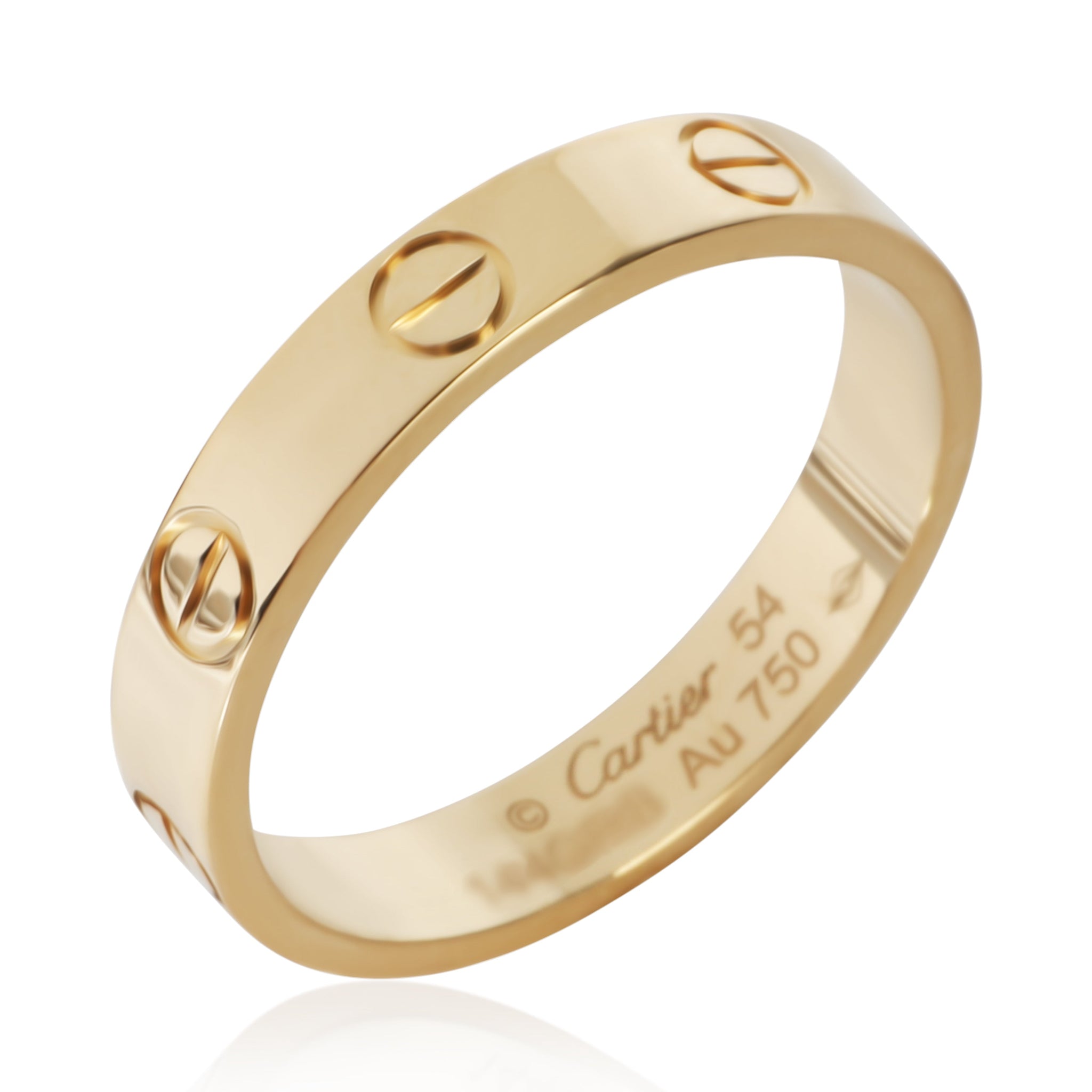 Yellow Gold Small Model Love Ring