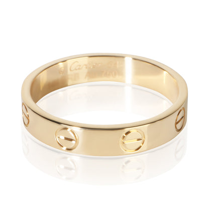 Yellow Gold Small Model Love Ring
