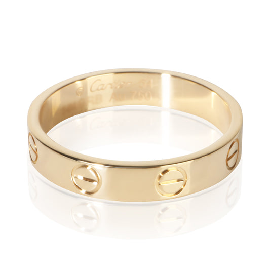Yellow Gold Small Model Love Ring