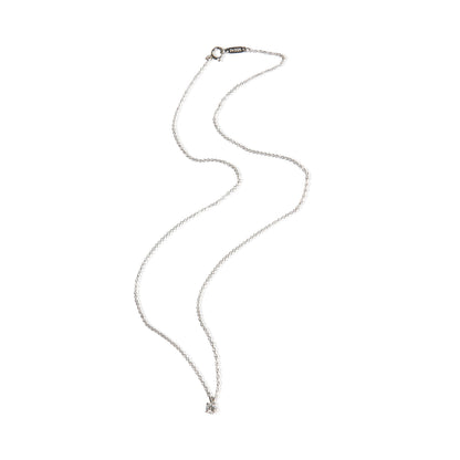 Platinum Diamond Solitaire Pendant