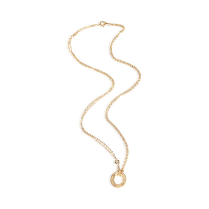 Yellow Gold Diamond Love Necklace