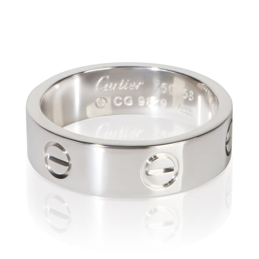 White Gold Love Ring
