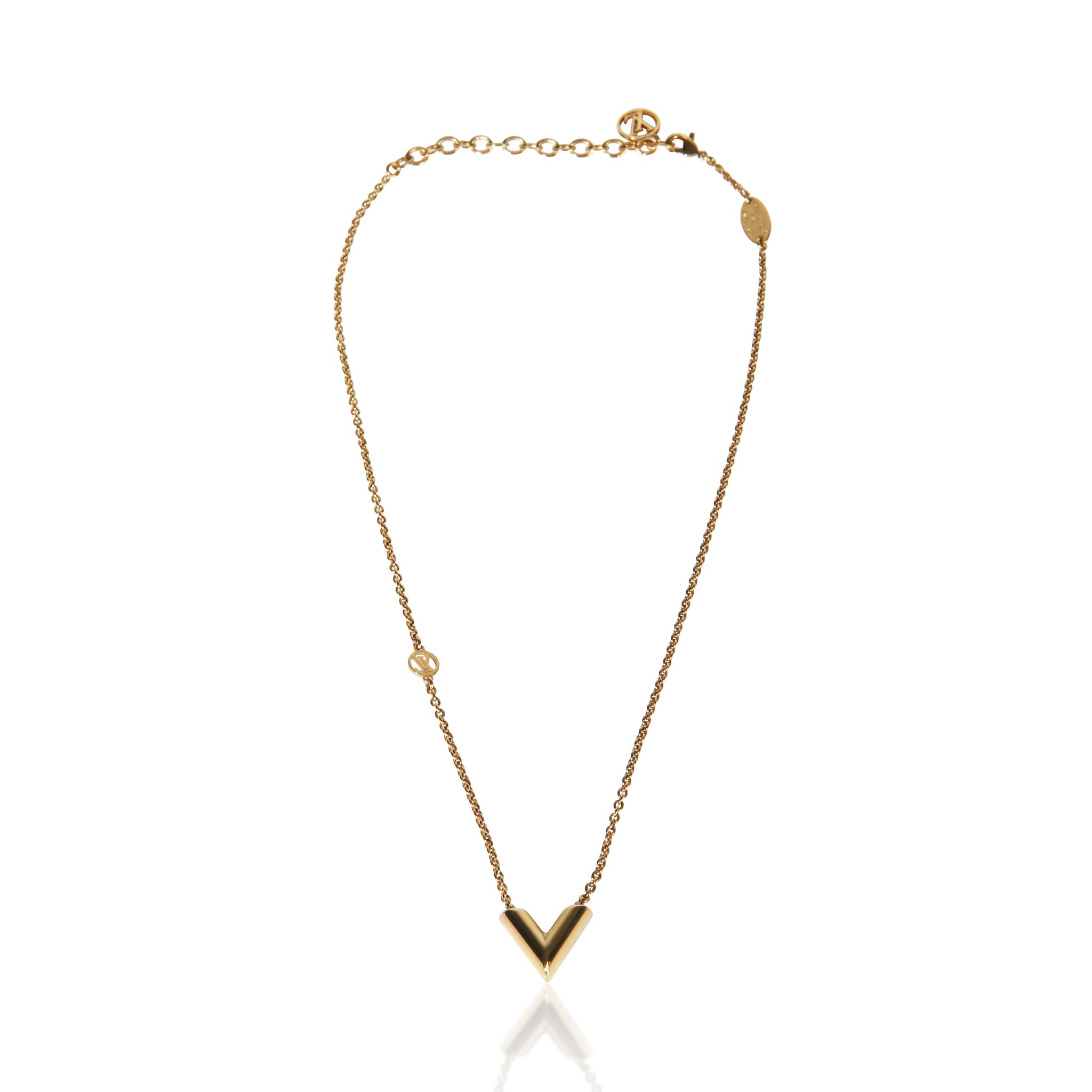 Gold-Plated Essential V Necklace