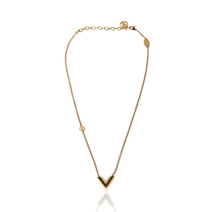 Gold-Plated Essential V Necklace