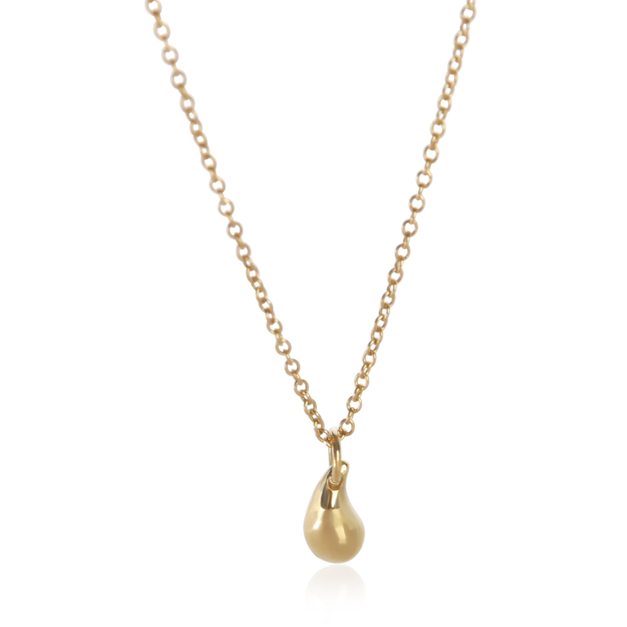Yellow Gold Elsa Peretti Vintage Teardrop Pendant