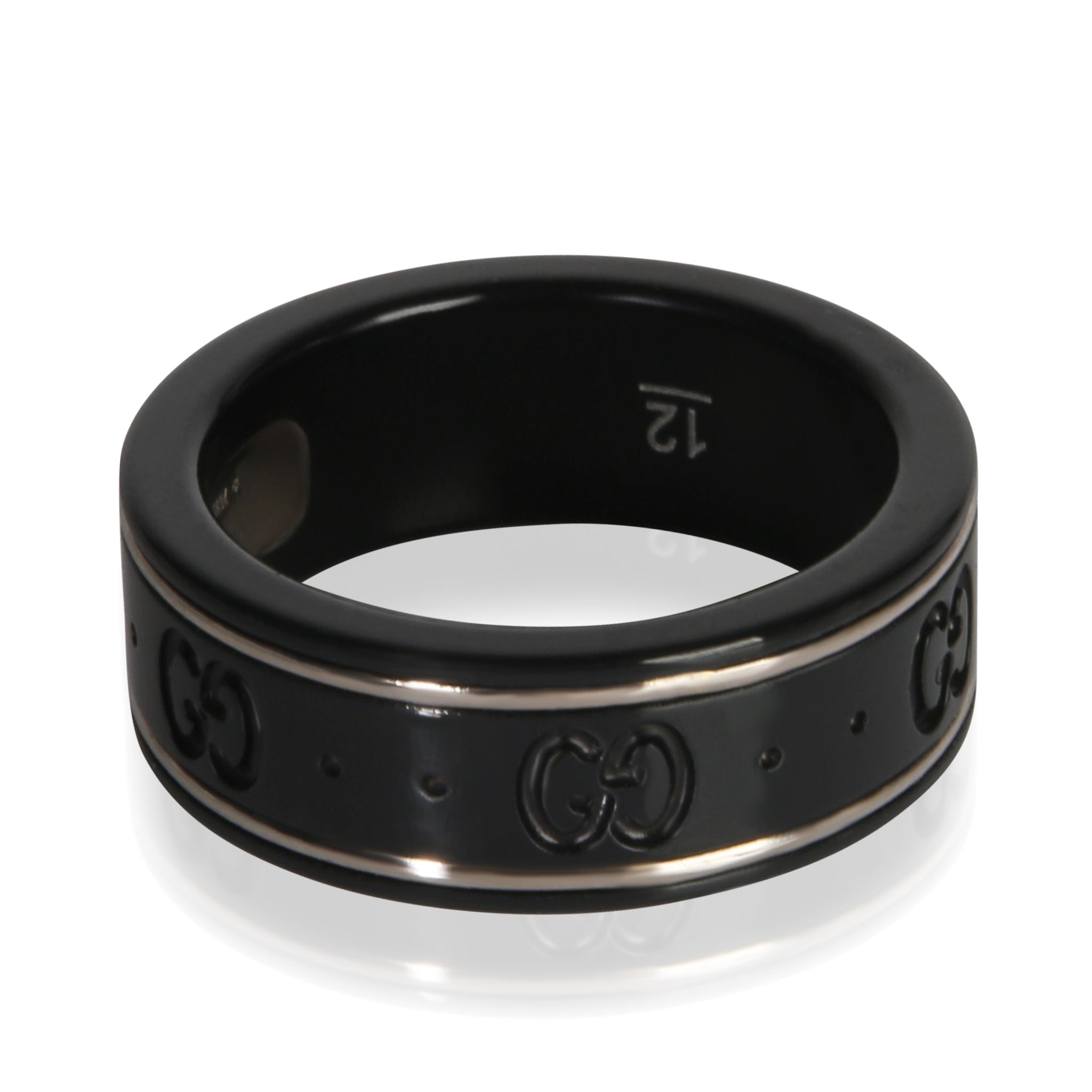 White Gold Icon Ring