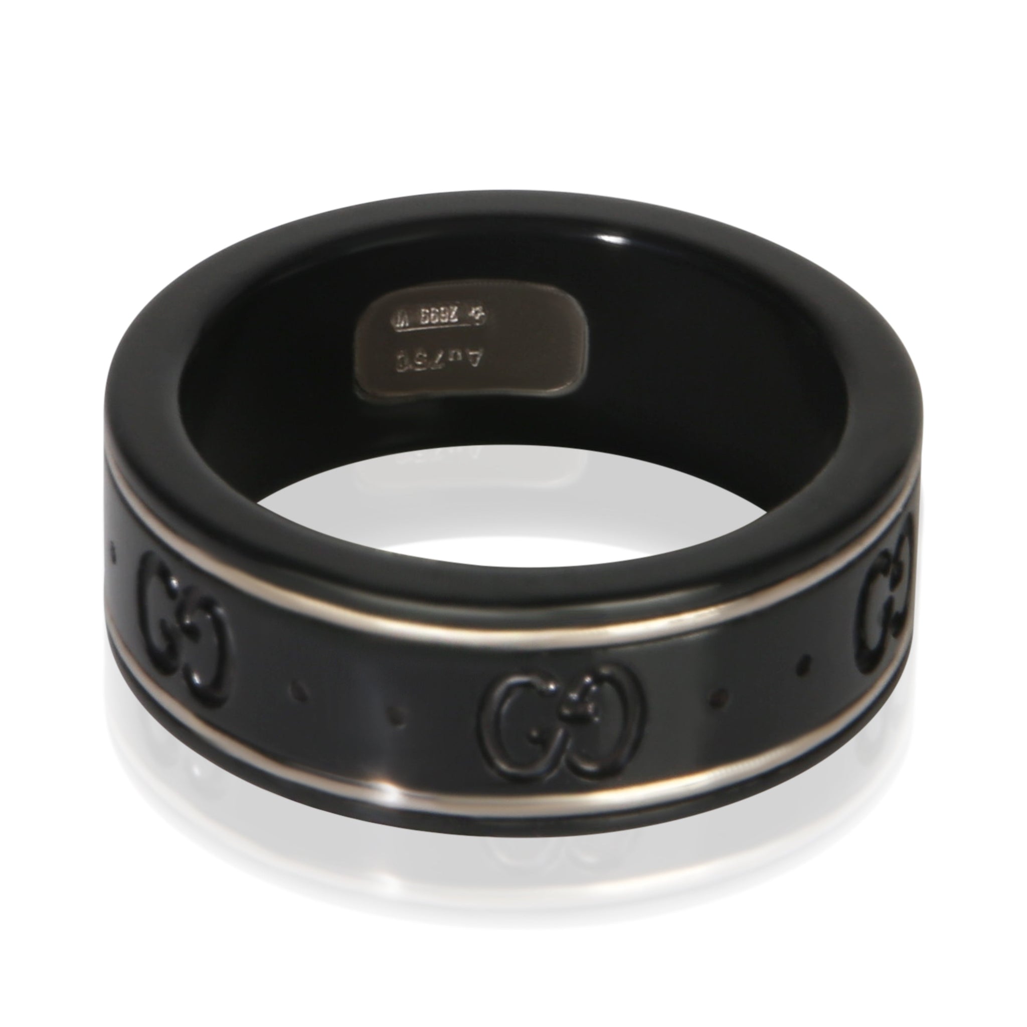 White Gold Icon Ring