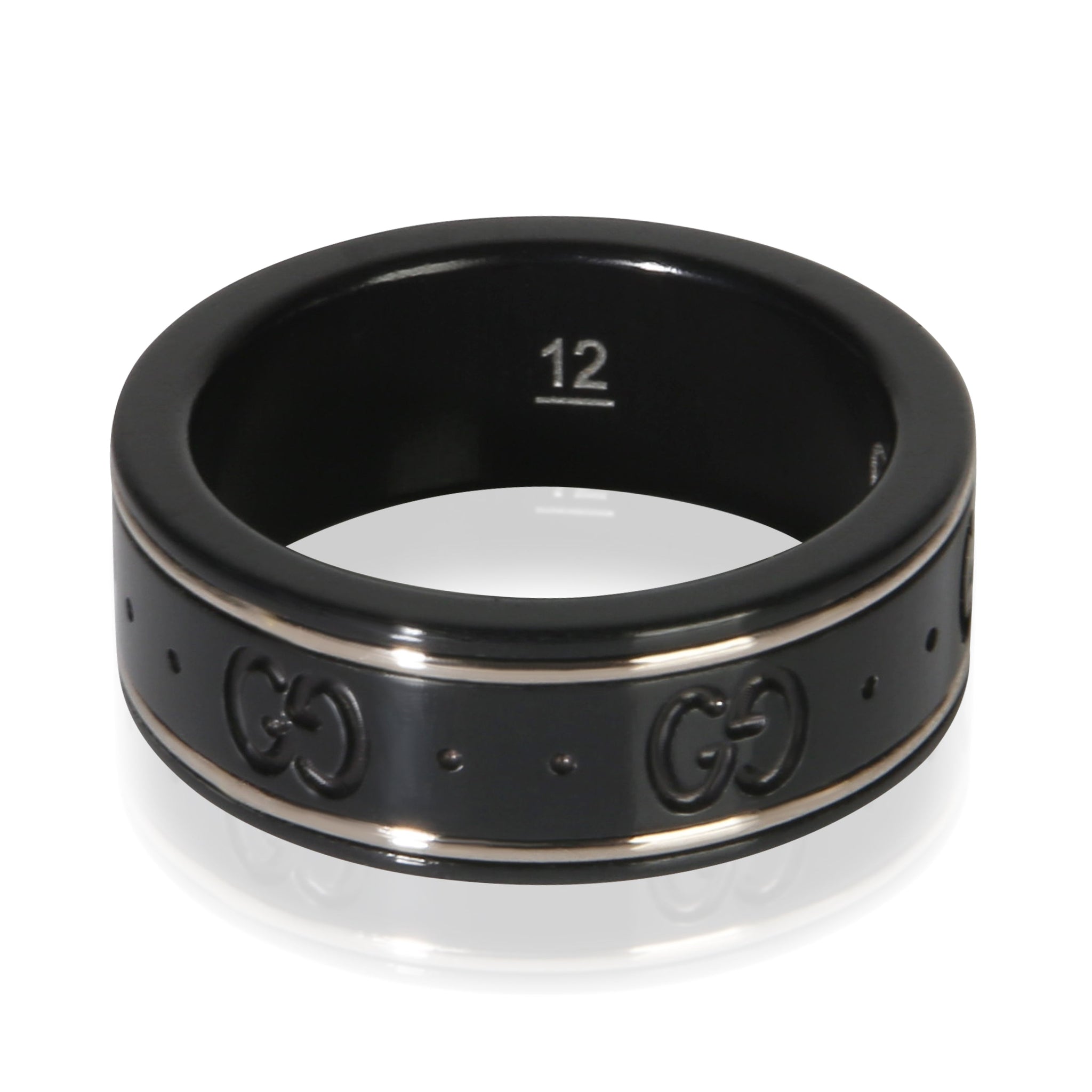 White Gold Icon Ring