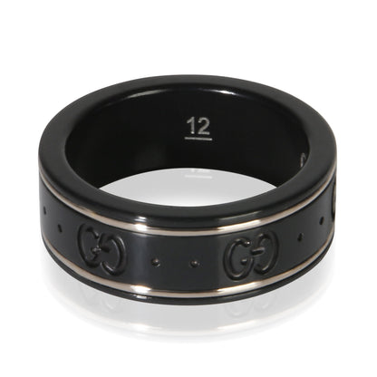 White Gold Icon Ring