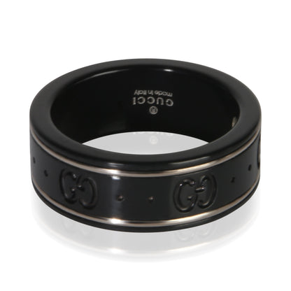 White Gold Icon Ring