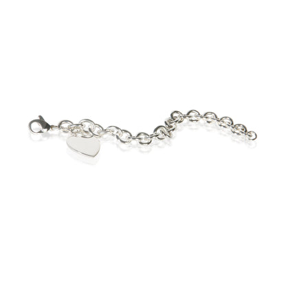 Sterling Silver Heart Charm Bracelet