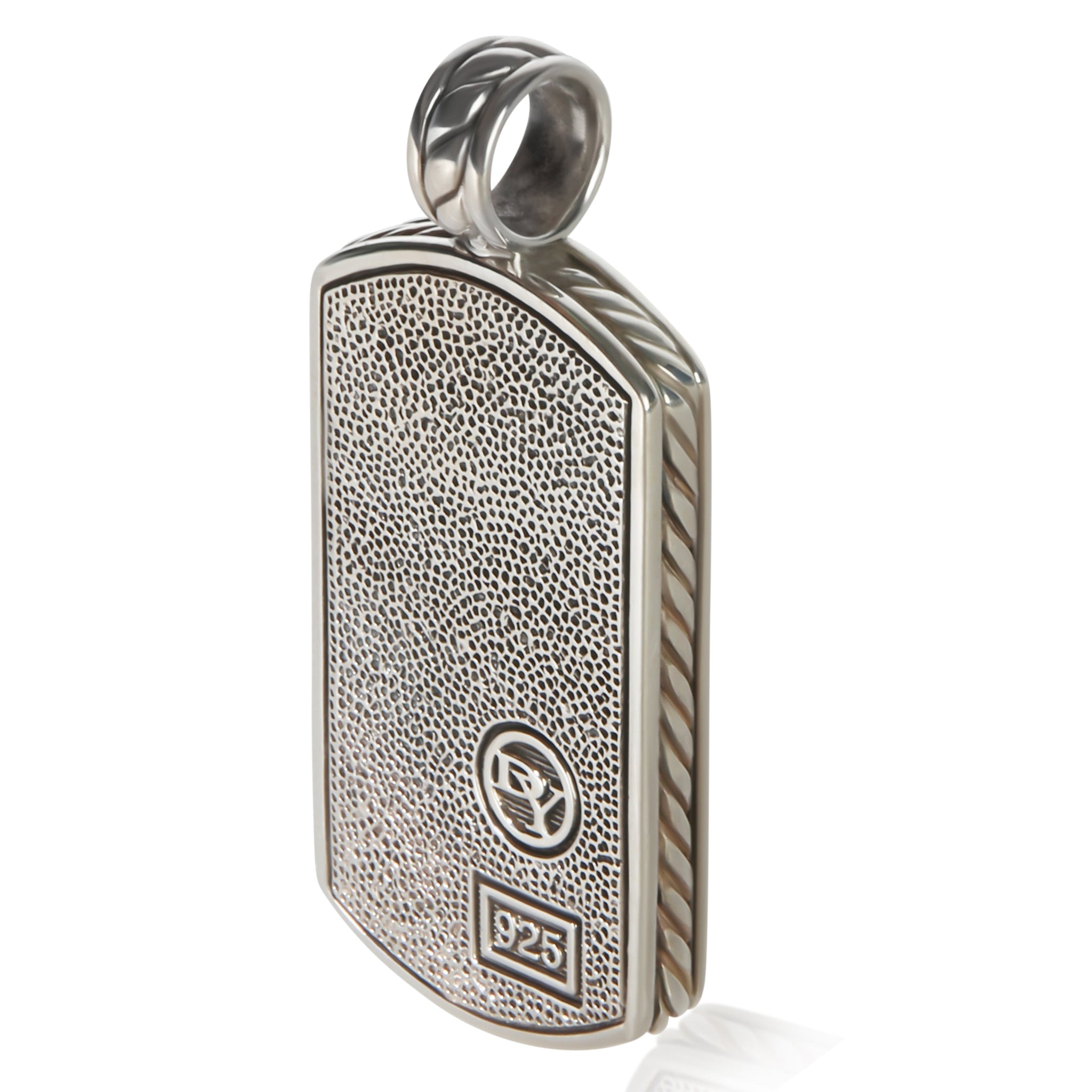 Sterling Silver Tag Pendant
