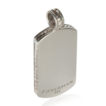 Sterling Silver Tag Pendant