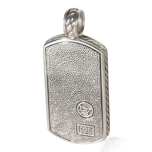 Sterling Silver Tag Pendant