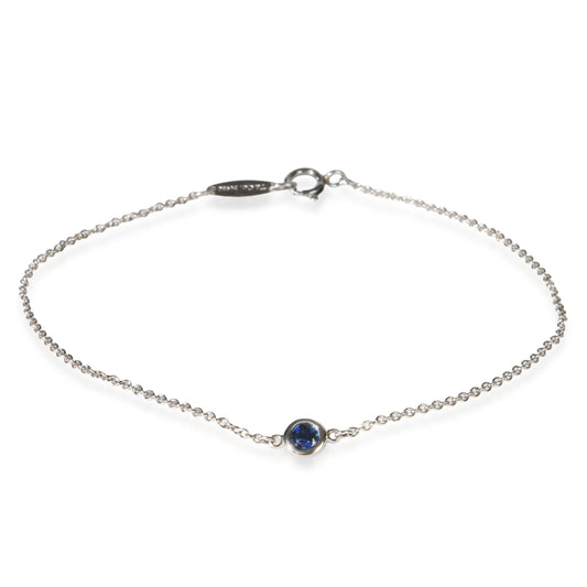 Platinum Sapphire Elsa Peretti Color By The Yard Bracelet