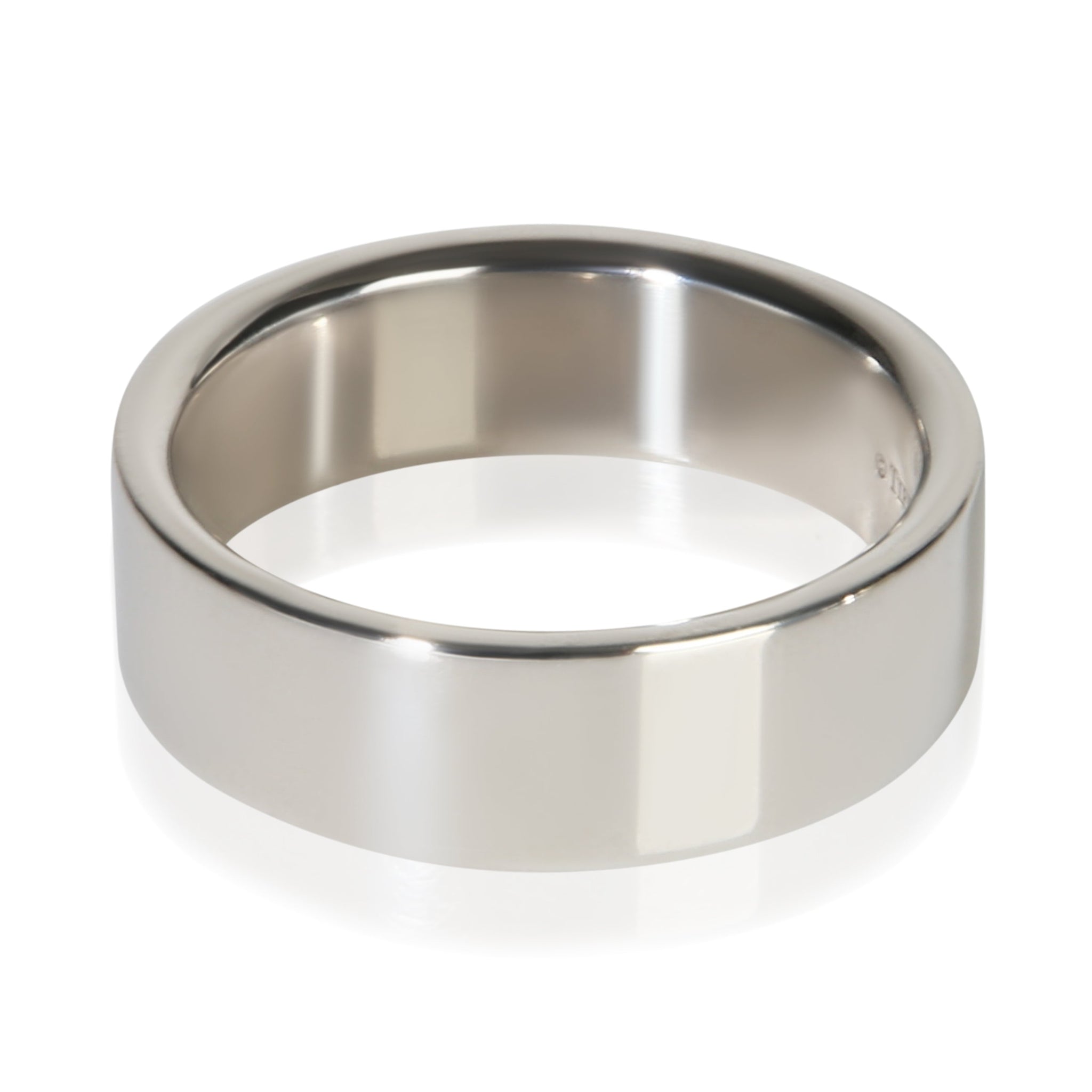 Platinum 6mm Flat Band