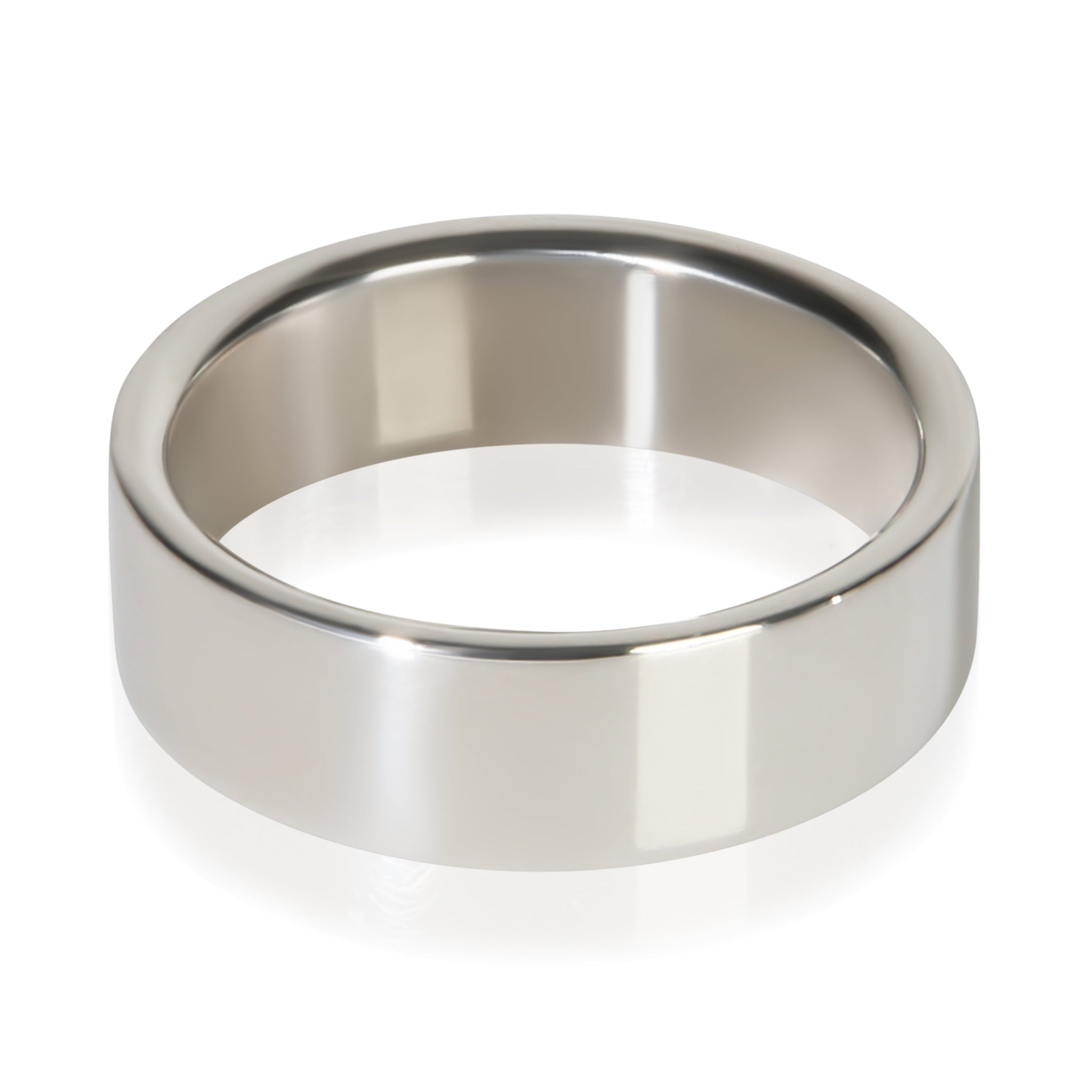 Platinum 6mm Flat Band