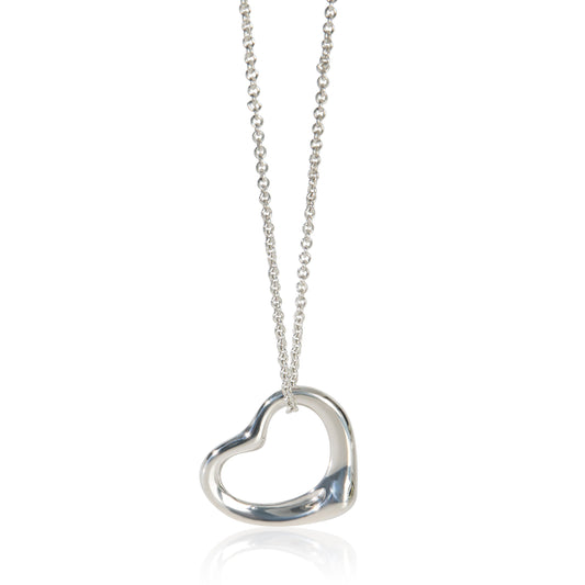 Sterling Silver Elsa Peretti Open Heart Pendant