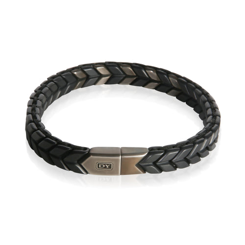 Sterling Silver Sapphire Chevron Bracelet