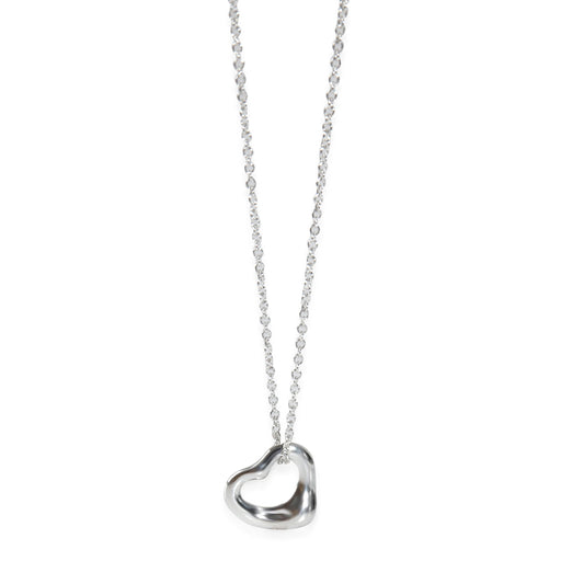 Sterling Silver Elsa Peretti Open Heart Pendant