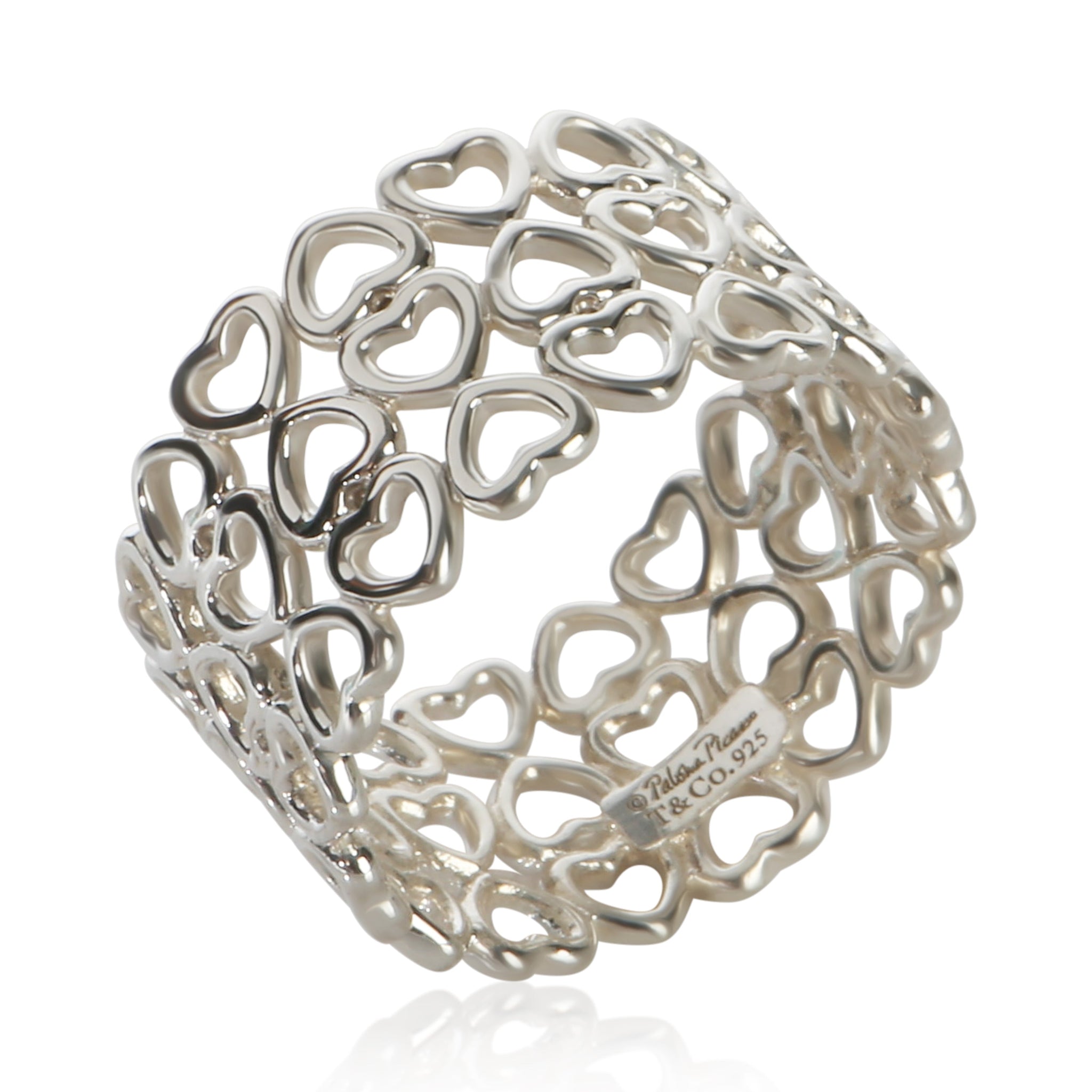 Sterling Silver Paloma Picasso Crown Of Hearts Ring