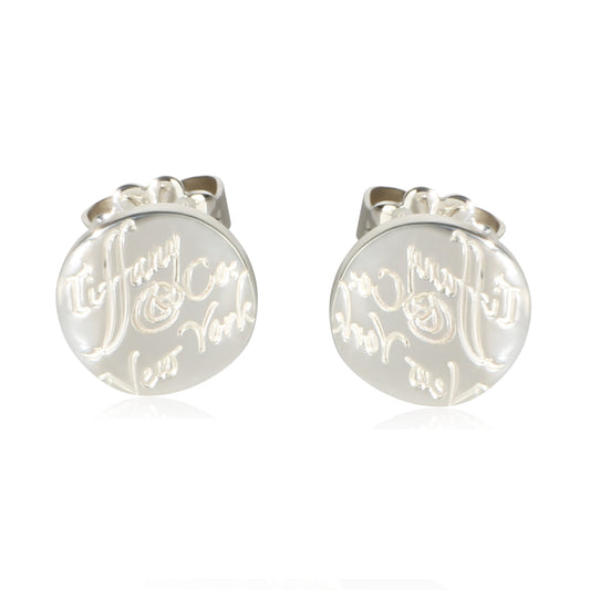 Sterling Silver Notes Stud Earrings