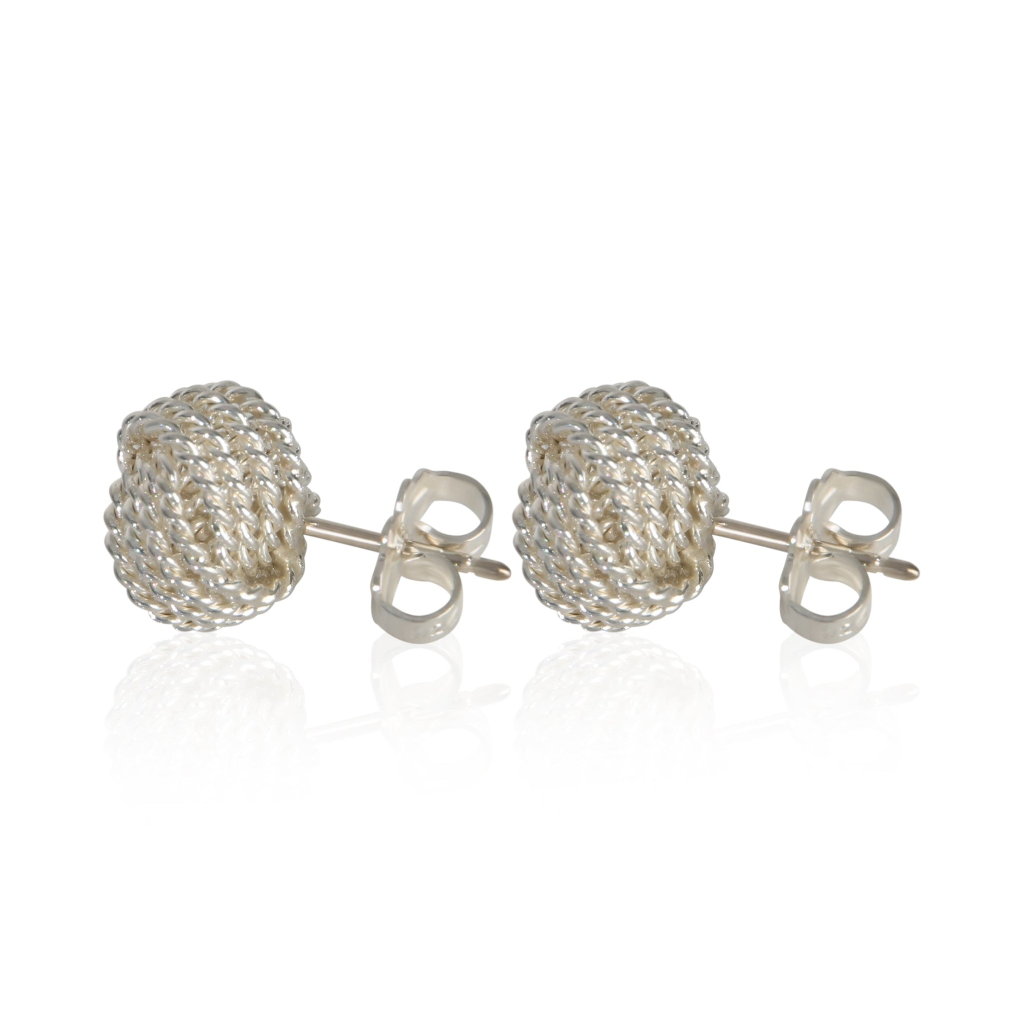 Sterling Silver Knot Earrings
