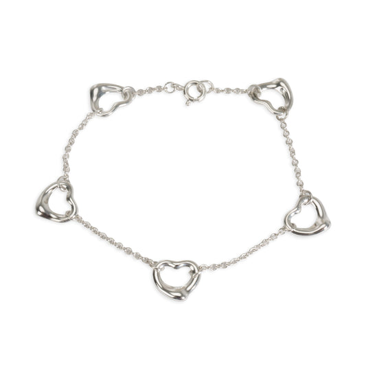 Sterling Silver Elsa Peretti Open Heart Bracelet