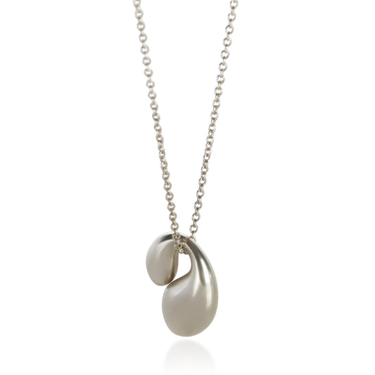 Sterling Silver Elsa Peretti Double Teardrop Pendant